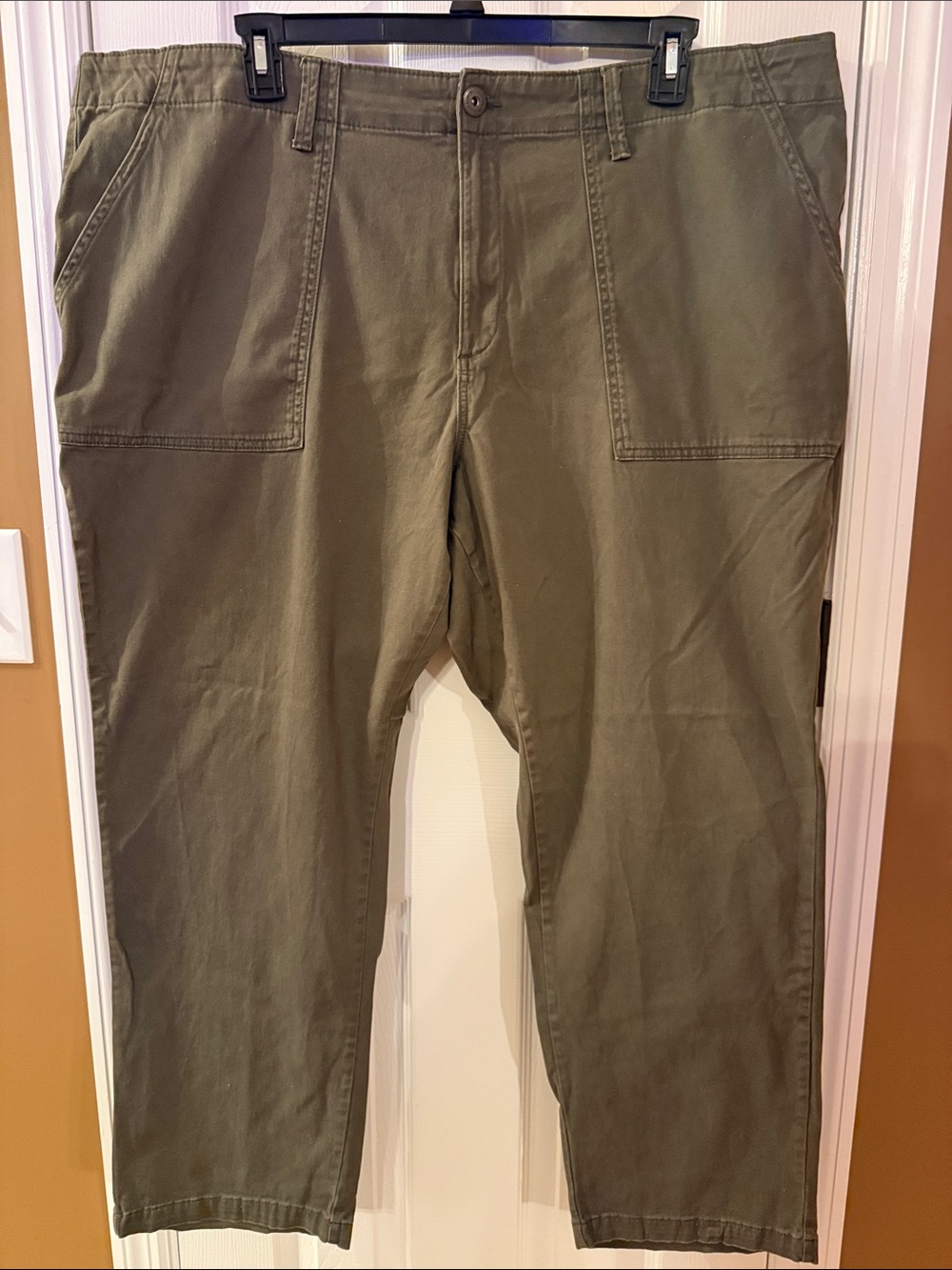 Women’s St. John's Bay Olive Green Casual Chinos